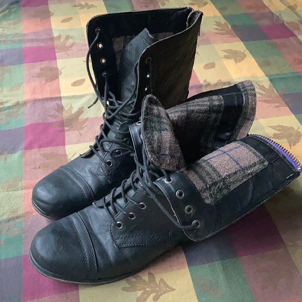 Black Combat Boots